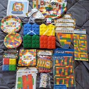 Lego birthday party decorations